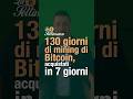 I fondi istituzionali assorbono la produzione mondiale in pochi giorni | Bitcoin per principianti