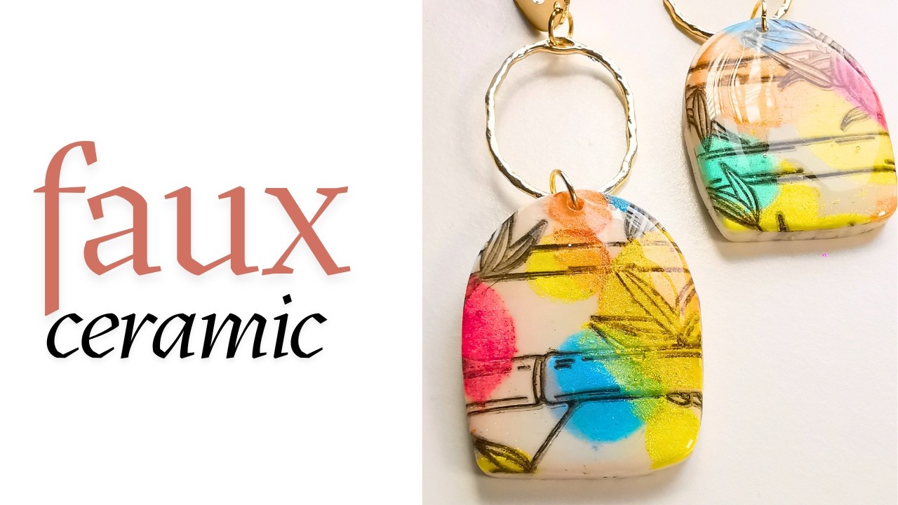 Полимерная глина с эффектом фарфора: изящная техника faux-керамики