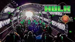 2026 The Incredible Hulk Coaster On Ride Row 6 POV Islands of Adventure Universal Orlando