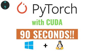 Install PyTorch GPU on Windows 10 or Linux IN 90 SECONDS with Just One Command