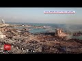 Imagini din satelit înainte și după explozia uriașă din Beirut. Sunt 137 de morți și 5.000 de răniți