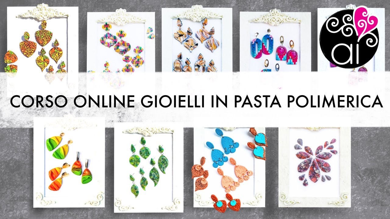 Corso Online Gioielli in Pasta Polimerica, New Polymer Clay Masterclass