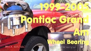 The WORST front wheel bearing / hub replacement 2001 Pontiac Grand Am 99-05 Outter tie rod end too