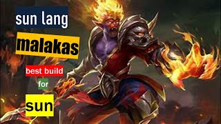 sun lang malakas (best build for sun )