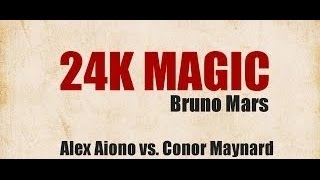 Conor Maynard vs Alex Aiono & DanceCameronSmith - 24K Magic