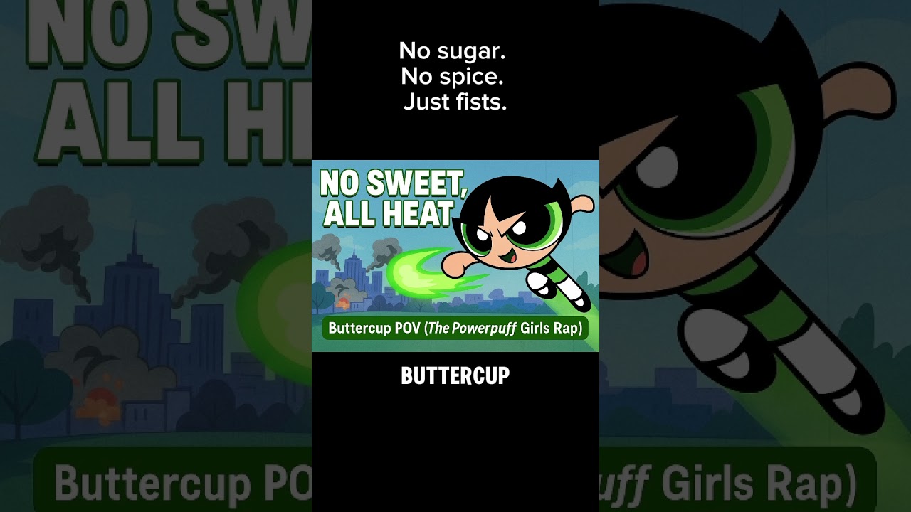 No sugar. No spice. Just fists. 🥊💚 