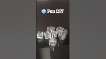 🧊✨ Transforming Tape into Cool Ice Cubes: Easy DIY Tutorial #trending #diy #shorts