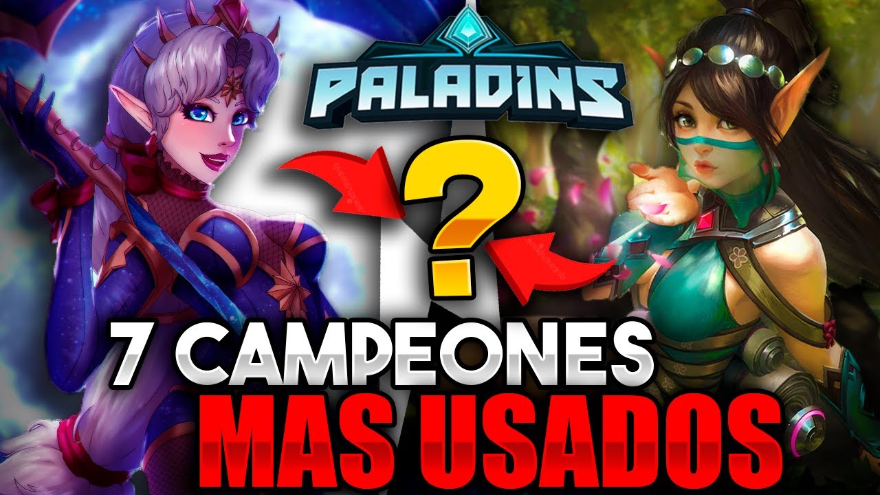 7 CAMPEONES MAS JUGADOS de PALADINS en 2024😎| Paladins Campeones - ZodiacFrank