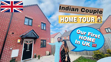 Our HOME TOUR In UK | INDIAN Couple HOUSE TOUR UK 🏡