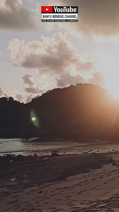 Sunset Di Pantai Selok,Malang Selatan