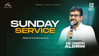 Mount Zion Church | Sunday 2nd Service | Dr. Joseph Aldrin | 12-10-2025 (LIVE)