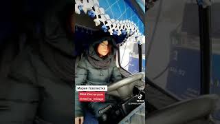 Скучно без работы 😔 Хоть доехала до АЗС, покормила Ляльку 🚛💨