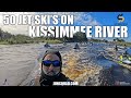 50 jet skis riding on the kissimmee river