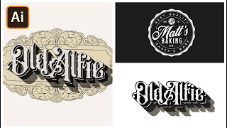 Vintage Text Effect in Adobe Illustrator | Appearance & Transform effect | Graphic design