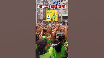 🔴NEET 2025 TOPPER ALLEN 🔥 #air1 #neet2025 #neet #topper #trending #viral #shorts #allen