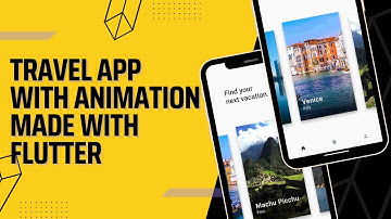 Travel app using FLUTTER