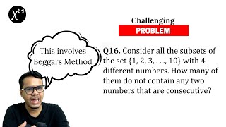 Challenging Problems| Transforming Question into Beggars Method
