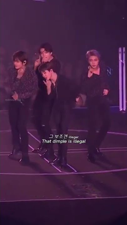 Dimple of BTS💯🤩 #bts #army #jimin #v #jin #jungkook #dimple #dance #concert