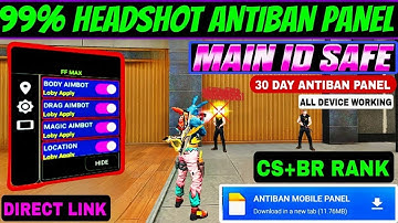 OB51 Update ⚡ Free Fire Max Panel Injector | Auto Headshot + Aimbot Hack | 100% Rank Working