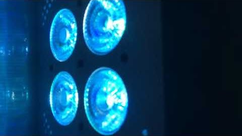 RGBAW-UV wireless DMX & IR control battery powered uplight