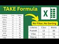 No Filter, No Sorting — TAKE Formula | Excel Hindi | MB Excel