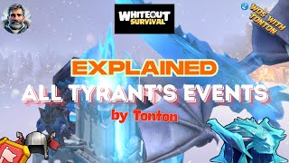 ALL EVENTS in Frostdragon Tyrant prep phase EXPLAINED   Whiteout Survival with Tonton