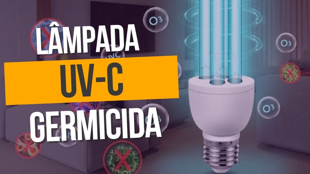 LÂMPADA GERMICIDA UV-C / ELIMINA VÍRUS E BACTÉRIAS | É BOA?