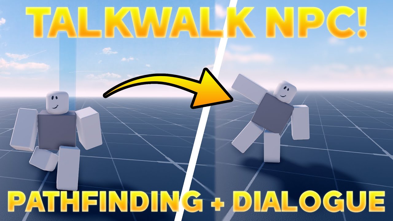 *FREE* Advanced WalkTalk NPC System! Roblox Studio - YouTube