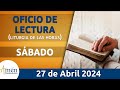 Oficio de Lectura de hoy Sábado 27 Abril 2024 l Padre Carlos Yepes l Católica l Dios