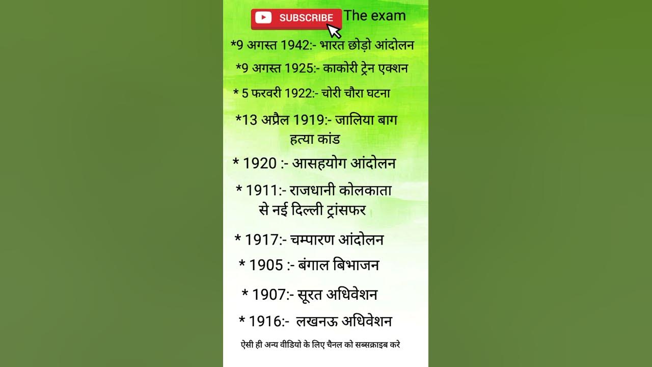 history ki very important ghatnaye🇮🇳🇮🇳🇮🇳💯💯💯 YouTube