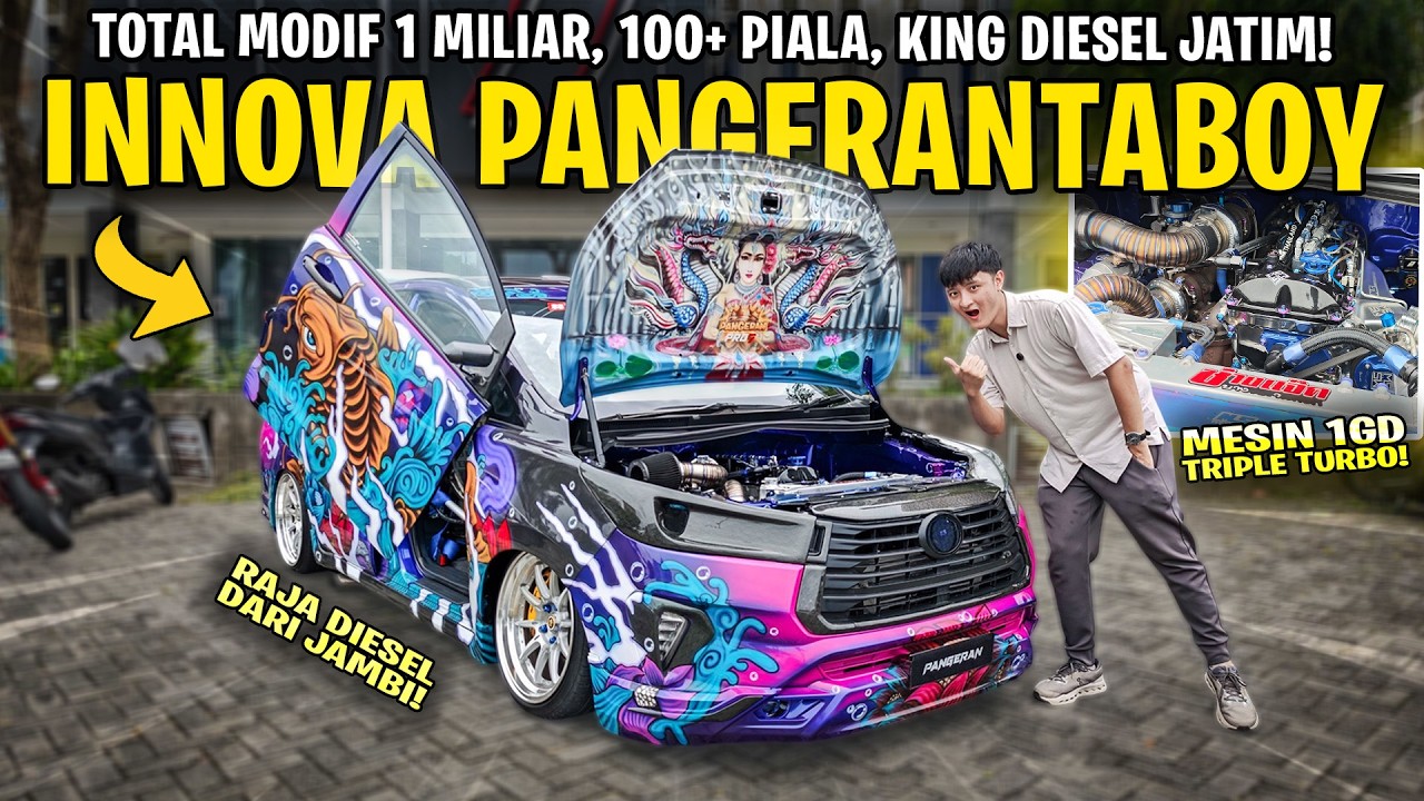 INNOVA INI JADI SALAH SATU RAJA DIESEL JATIM MESIN 1GD TRIPLE TURBO !! Review Innova PangeranTaboy