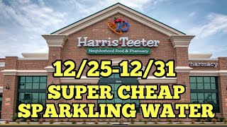 $0.52 8 PACK SPARKLING WATER AT HARRIS TEETER 12/25-12/31!