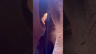 Antelope Canyon and light ray