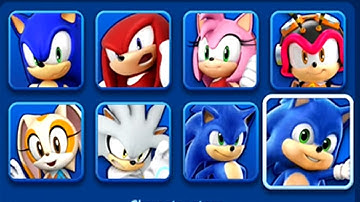 Sonic Dash Android Gameplay Walkthrough Part 1 - All Characters