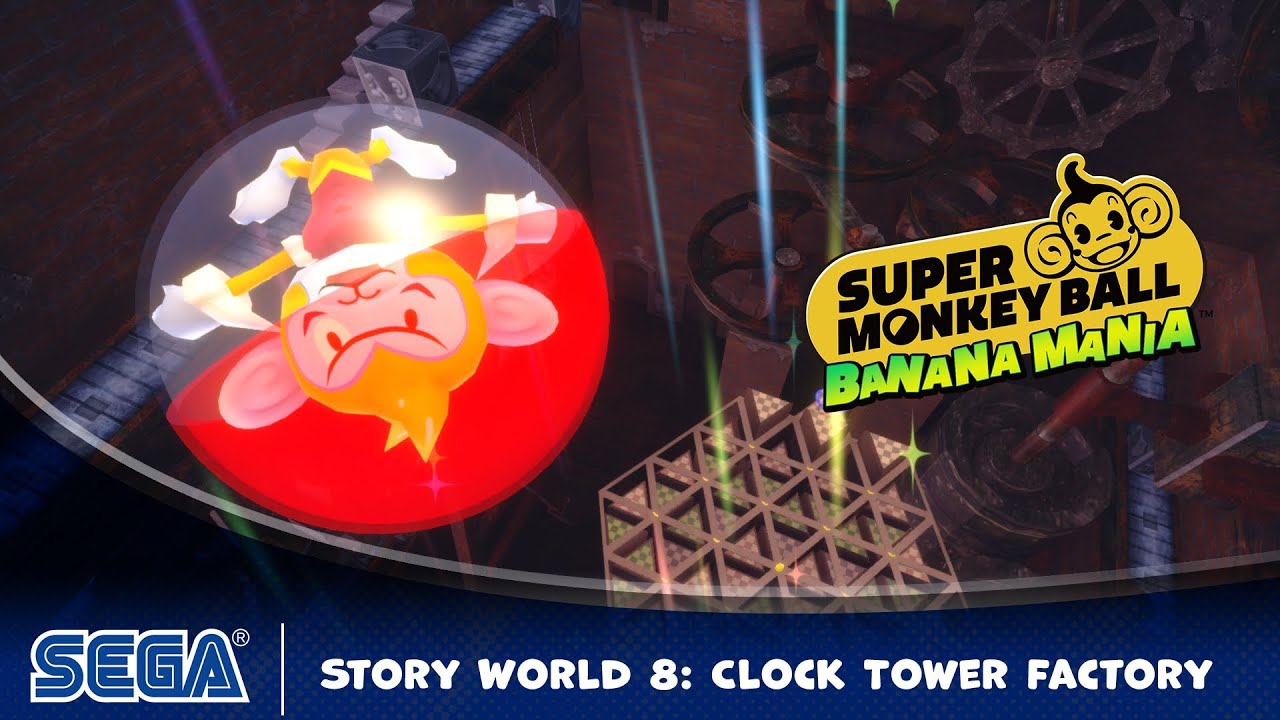 Super Monkey Ball Banana Mania Story World 8: Clock Tower Factory (ft. Jet)