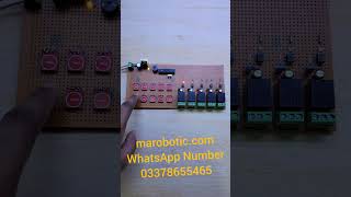 Capacitive Touch Sensor switch to control Relays