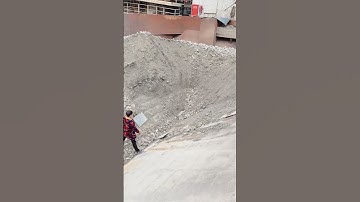 Barge unloading process # tools # machinery