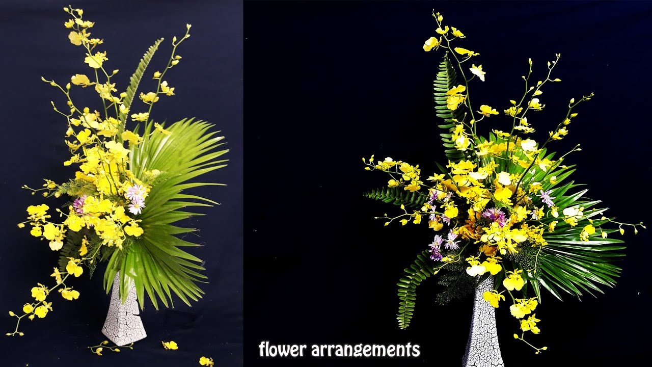 Flower Decoration Ideas|HOW TO MAKE Oncidium Orchid Flowers ...