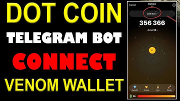 Dotcoin Mining Wallet Connect || DTC Mining Connect Venom Wallet || Dotcoin Mining New Update