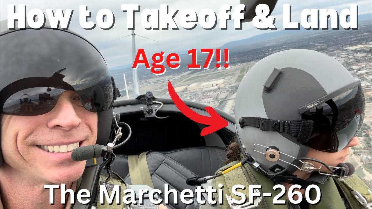 17-Year-Old Learns to Takeoff & Land The Marchetti SF-260 | Air Combat USA  Ep. 2