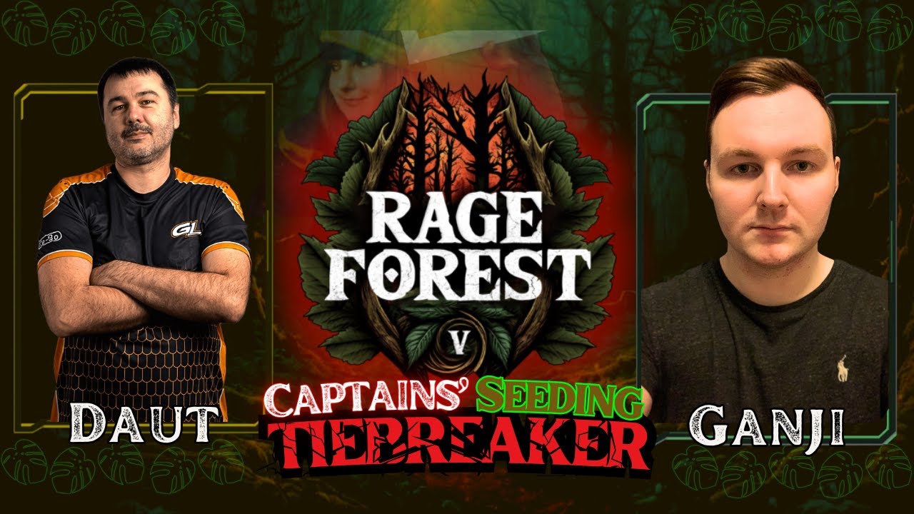 DAUT GANJI PLAYOFFS SEEDING TIE BREAKER 1V1 RAGE FOREST 5 YouTube