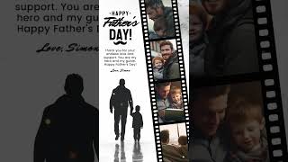 Free Happy Fathers Day Film Polaroid Photo Collage Family Video Template (Customizable)-FlexClip