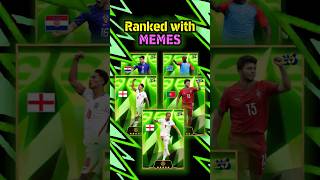 🟢POTD Day 7 Players Ranked with Memes🤣 #efootballmobile #efootball #efootball2026 #fifa