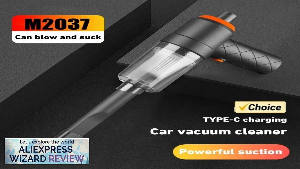 Car Vacuum Cleaner Portable Wireless Vacuum Cleaner 6000PA Strong Suction Handheld Vacuum Review