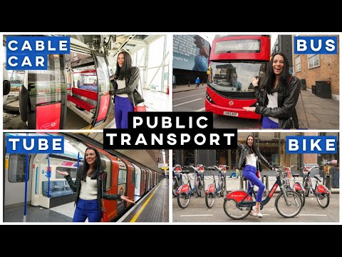 What to know about every public transport in London 🚇 Train vs boat vs bike vs cable Car