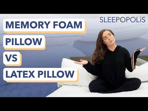 Memory Foam vs Latex Foam Pillow Review - Which is Best for