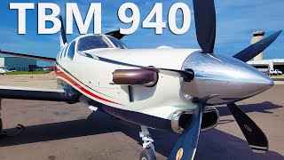 TBM 940 Student Powers up and Takes Off