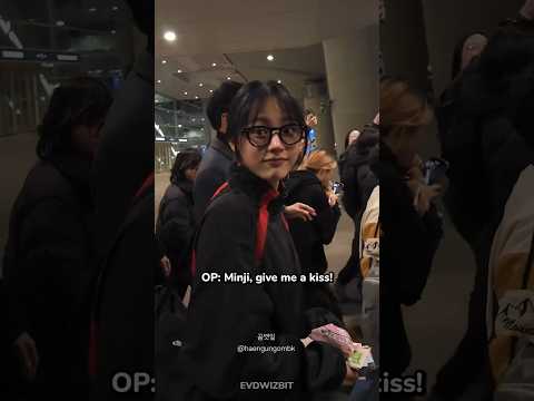 The Way Minji Interacts With Her Fan Newjeans Minji Kpop