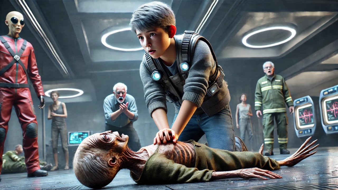 12-Year-Old Human Boy Saves Old Alien From Heart Attack, 24 Hours Later His Life Changed Forever HFY