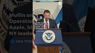 DHS Secretary Mullin announces NYC ICE operation. Mamdani, Hochul respond
